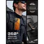 Supcase Unicorn Beetle Pro Mag MagSafe 2 dalių dėklas Samsung Galaxy S26 Ultra - juodas ir oranžinis -- Samsung Galaxy...