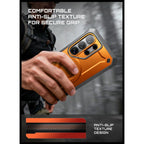 Supcase Unicorn Beetle Pro Mag MagSafe 2 dalių dėklas Samsung Galaxy S26 Ultra - juodas ir oranžinis -- Samsung Galaxy...