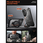 Supcase UB Grip Mag MagSafe Dėklas, skirtas Samsung Galaxy S26 - juodas