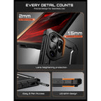 Supcase Unicorn Beetle Pro 2-Pack Dėklas, skirtas Samsung Galaxy S26 Ultra – juodas