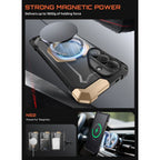 Supcase UB Grip Mag MagSafe Dėklas, skirtas Samsung Galaxy S26 - juoda ir ruda