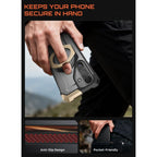 Supcase UB Grip Mag MagSafe Dėklas, skirtas Samsung Galaxy S26 - juoda ir ruda