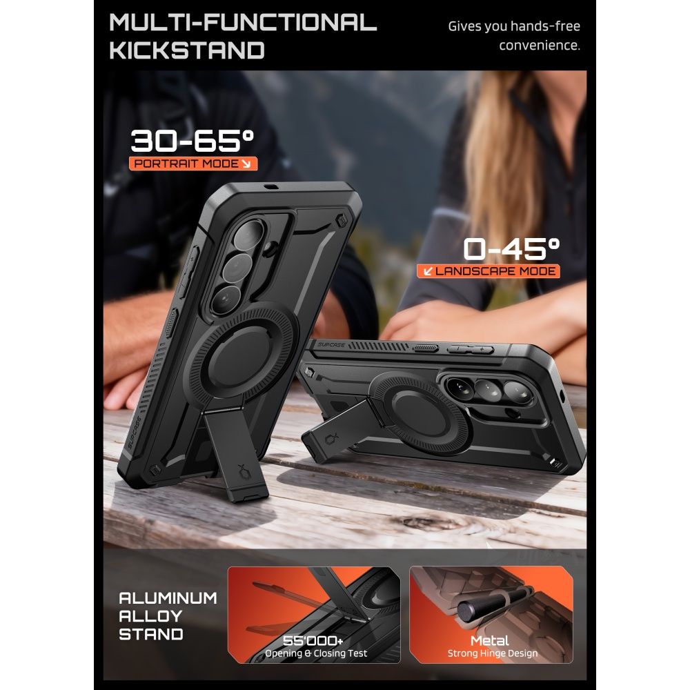 Supcase Unicorn Beetle Pro Mag MagSafe 2-Set Dėklas, skirtas Samsung Galaxy S26 - juodas
