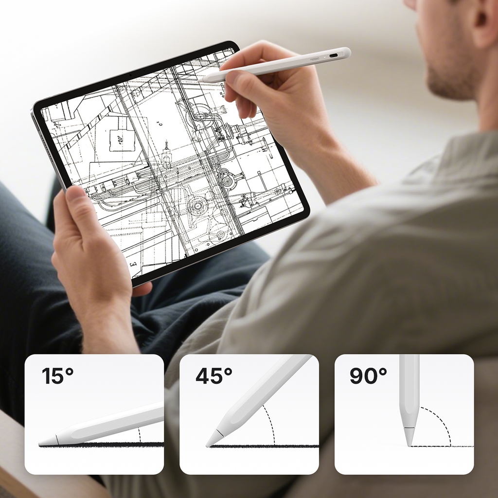 Metapen Pencil A8 iPad - baltas -- iPad
