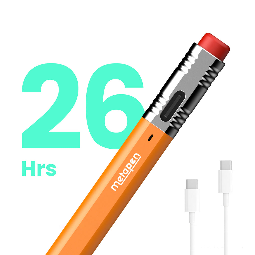 Metapen Pencil Air8 Pro X rašiklis iPad - oranžinis