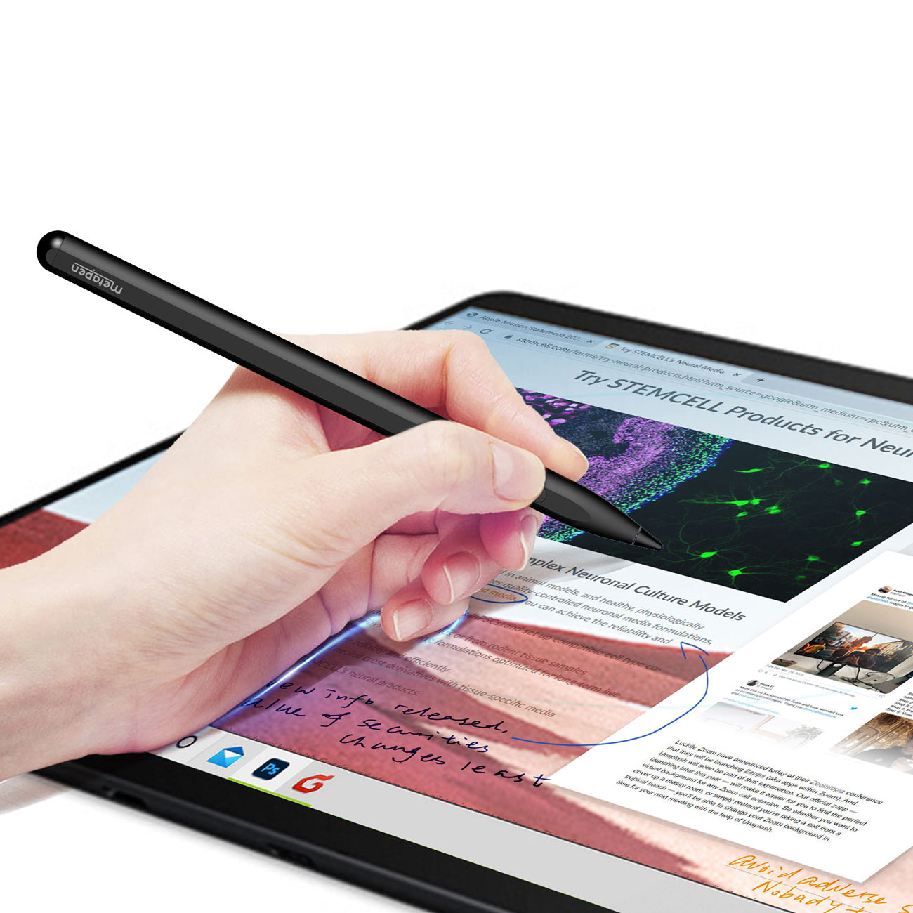 Metapen Pen M1 rašiklis - juodas -- Stylus Pens