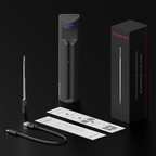 Meatmeet Pro išmanus virtuvės termometras su Bluetooth/WiFi programa, šildymo grilis, orkaitė, rūkytoja - juoda --...