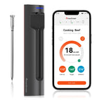 Meatmeet S Pro virtuvės termometras su Bluetooth programa gamintuvėms, orkaitėms, dūmintuams - pilkas -- Uncategorized
