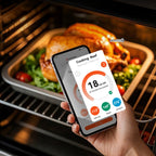 Meatmeet S Pro virtuvės termometras su Bluetooth programa gamintuvėms, orkaitėms, dūmintuams - pilkas -- Uncategorized