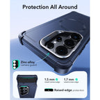 ESR Cyber ​​​​Tough Kickstand MagSafe Dėklas, skirtas Samsung Galaxy S26 Ultra - tamsiai mėlynas -- Samsung Galaxy S26 Ultra