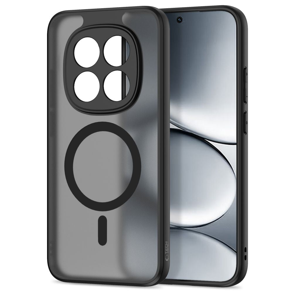 Tech-Protect MagMat MagSafe dėklas, skirtas Xiaomi Redmi Note 15 Pro 5G - juodas -- Xiaomi Redmi Note 15 Pro 5G / Redmi...