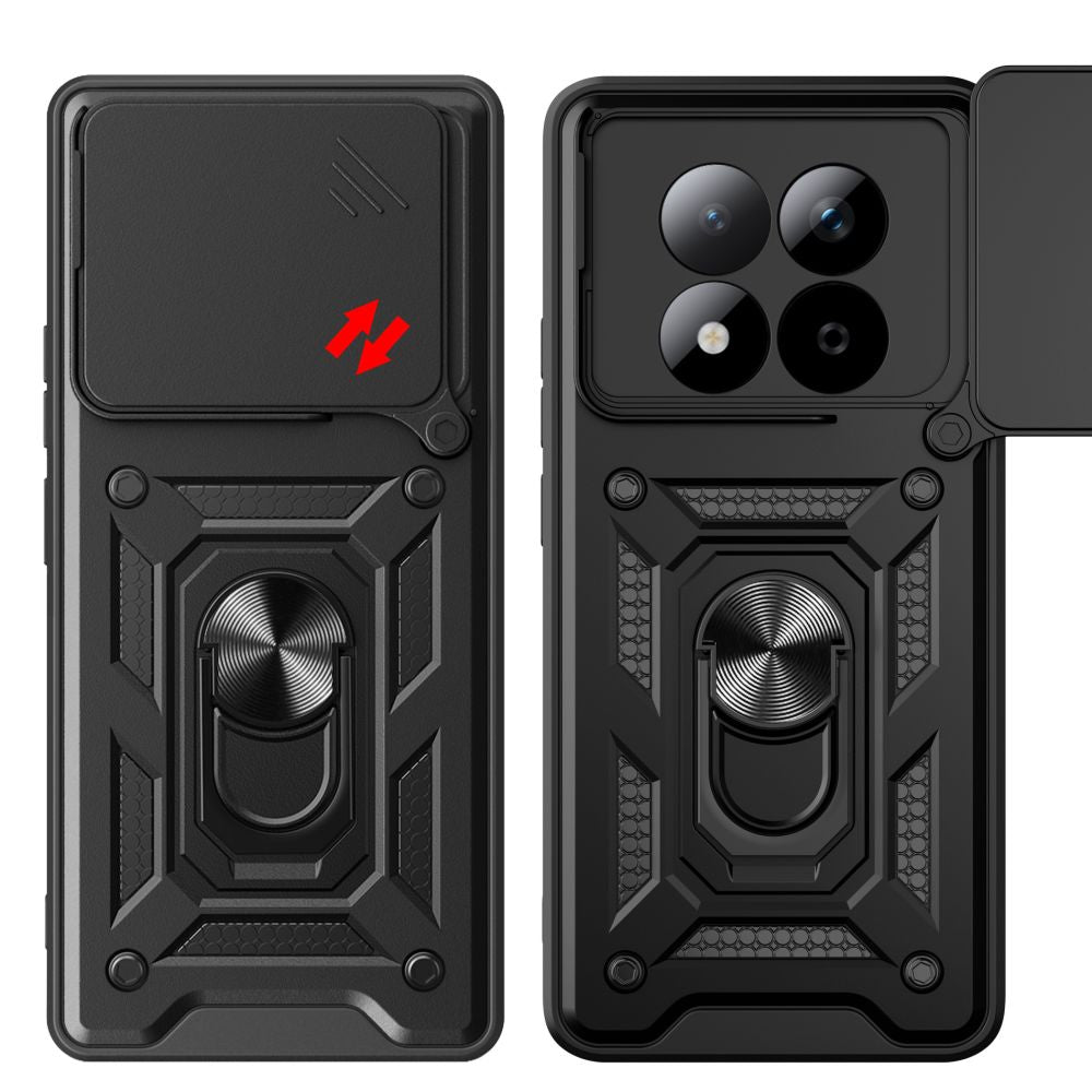 Tech-Protect CamShield Pro dėklas, skirtas Xiaomi Redmi Note 15 Pro 5G - juodas -- Xiaomi Redmi Note 15 Pro 5G / Redmi...