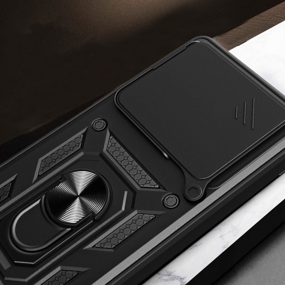 Tech-Protect CamShield Pro dėklas, skirtas Xiaomi Redmi Note 15 Pro 5G - juodas -- Xiaomi Redmi Note 15 Pro 5G / Redmi...