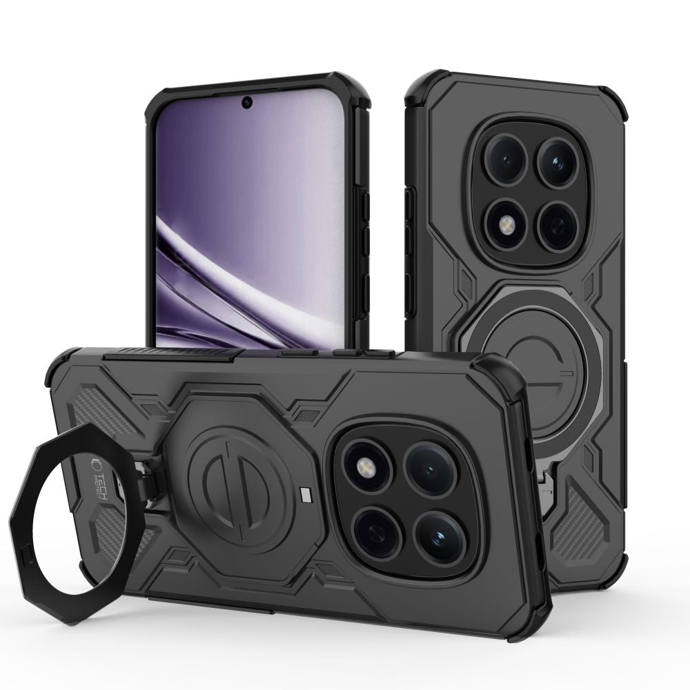 Tech-Protect TacticStand MagSafe Dėklas, skirtas Xiaomi Redmi Note 15 Pro 5G - juodas -- Xiaomi Redmi Note 15 Pro 5G /...
