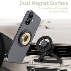 Tech-Protect MMR700 Lamano MagSafe magnetinis telefono laikiklis - juodas ir auksinis -- Cell phone holders