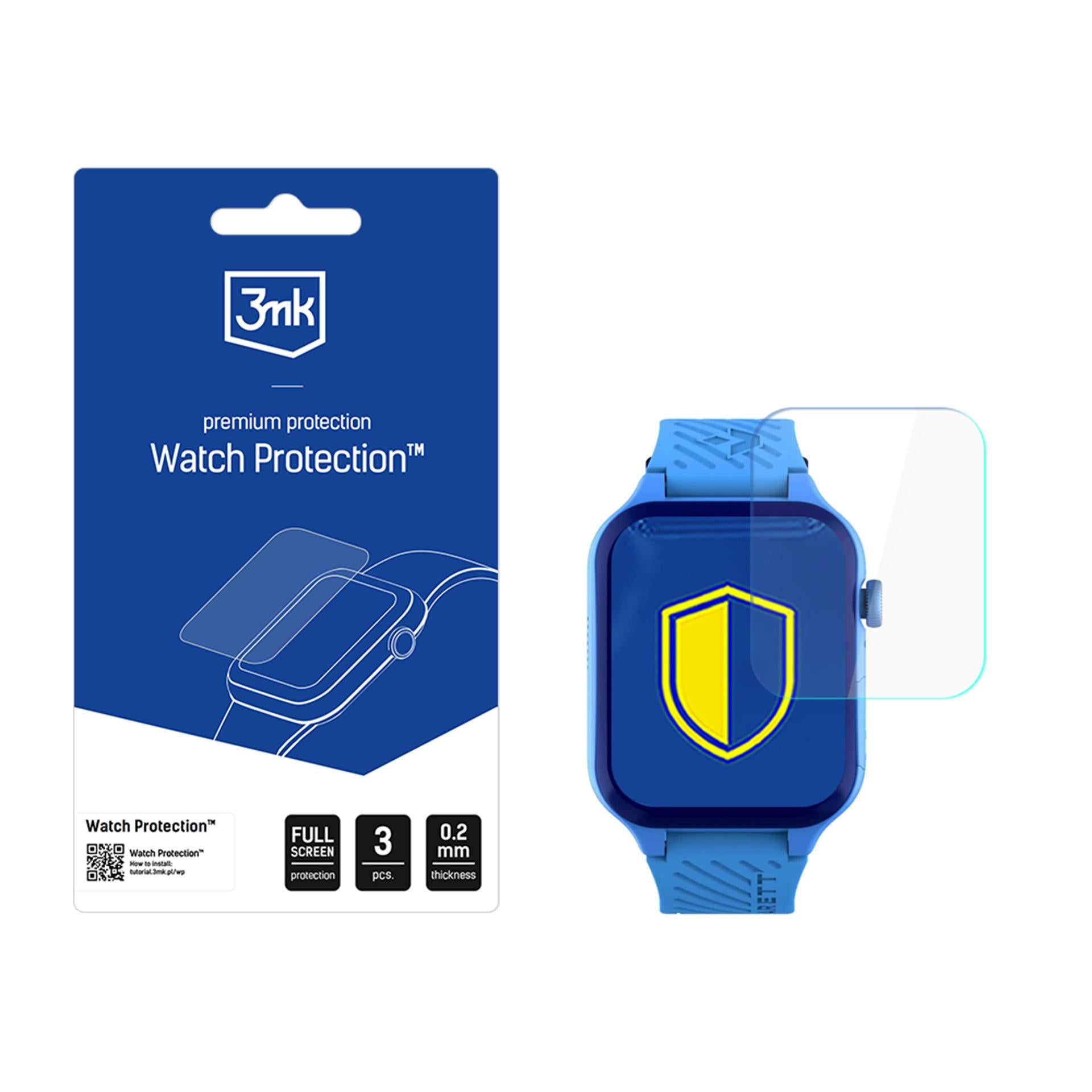 3mk WAtch Protection ARC SmArtwatch ekrano apsauga Film, skirta Garett Essa GO 2 4G -- Cell phone tempered glass
