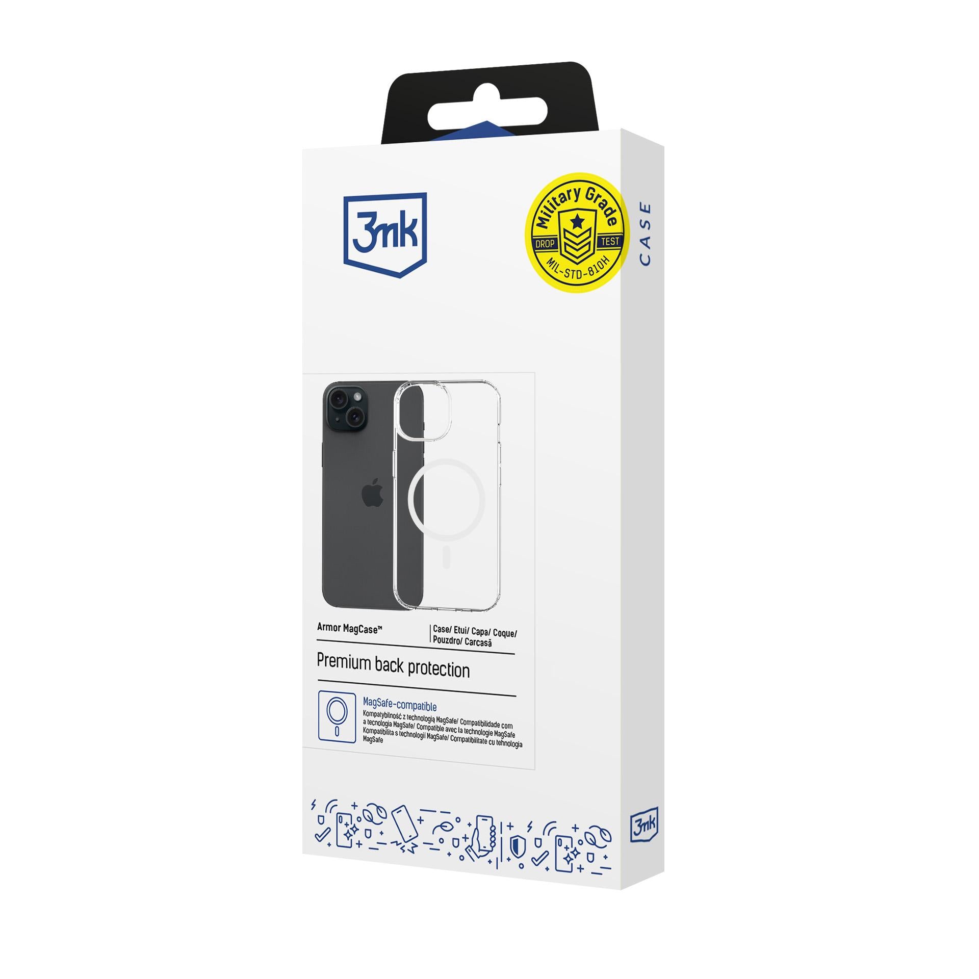 3mk Armor Magcase, skirta iPhone 15 Plus – permatoma