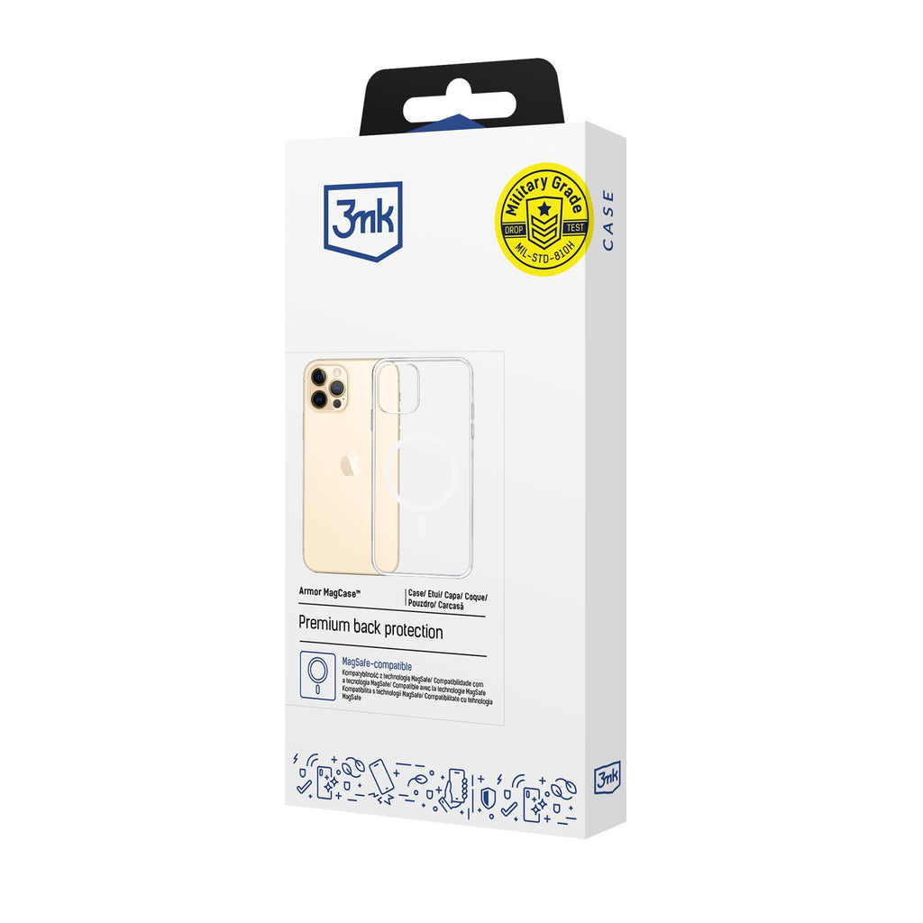 3mk Armor Magcase, skirta iPhone 12 Pro Max – permatoma -- iPhone 12 Pro Max