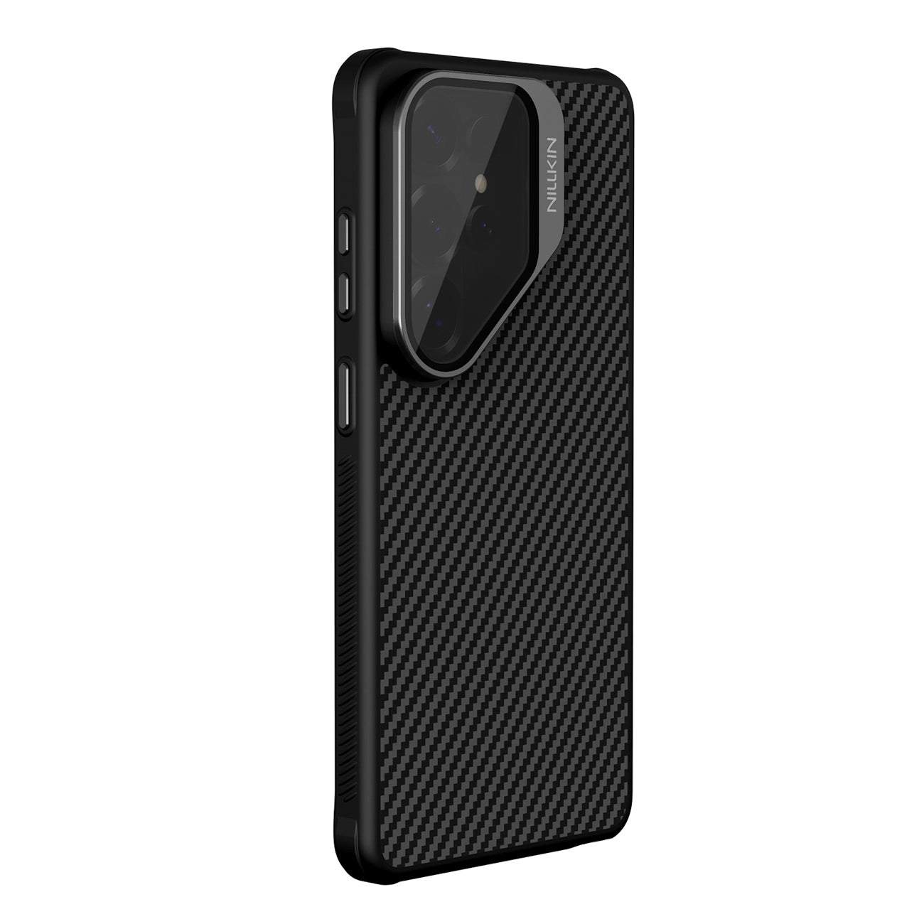Nillkin CarboProp Magnetic dėklas su kameros dangteliu ir stovu, suderinamas su MagSafe, skirtas Samsung S26 Ultra –...