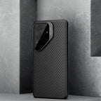 Nillkin CarboProp Magnetic dėklas su kameros dangteliu ir stovu, suderinamas su MagSafe, skirtas Samsung S26 Ultra –...
