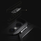 Nillkin CarboProp Magnetic dėklas su kameros dangteliu ir stovu, suderinamas su MagSafe, skirtas Samsung S26 Ultra –...