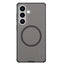 Nillkin Super Frosted Shield Pro magnetinis dėklas, suderinamas su MagSafe, skirtas Samsung Galaxy S26 - permatomas juodas