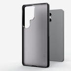 Nillkin Super Frosted Shield Pro magnetinis dėklas, suderinamas su MagSafe, skirtas Samsung Galaxy S26 - permatomas juodas
