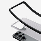 Nillkin Super Frosted Shield Pro magnetinis dėklas, suderinamas su MagSafe, skirtas Samsung Galaxy S26 - permatomas juodas