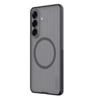 Nillkin Super Frosted Shield Pro magnetinis dėklas, suderinamas su MagSafe, skirtas Samsung Galaxy S26+ - permatomas juodas