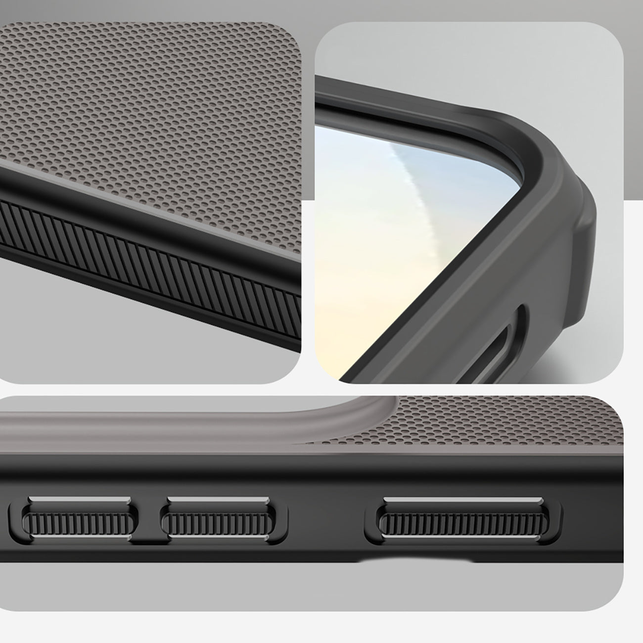 Nillkin Super Frosted Shield Pro dėklas, skirtas Samsung Galaxy S26+ – permatomas juodas