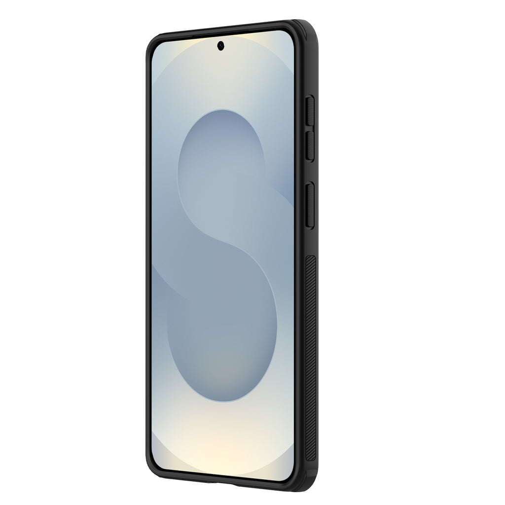 Nillkin Super Frosted Shield Pro dėklas, skirtas Samsung Galaxy S26 – permatomas juodas