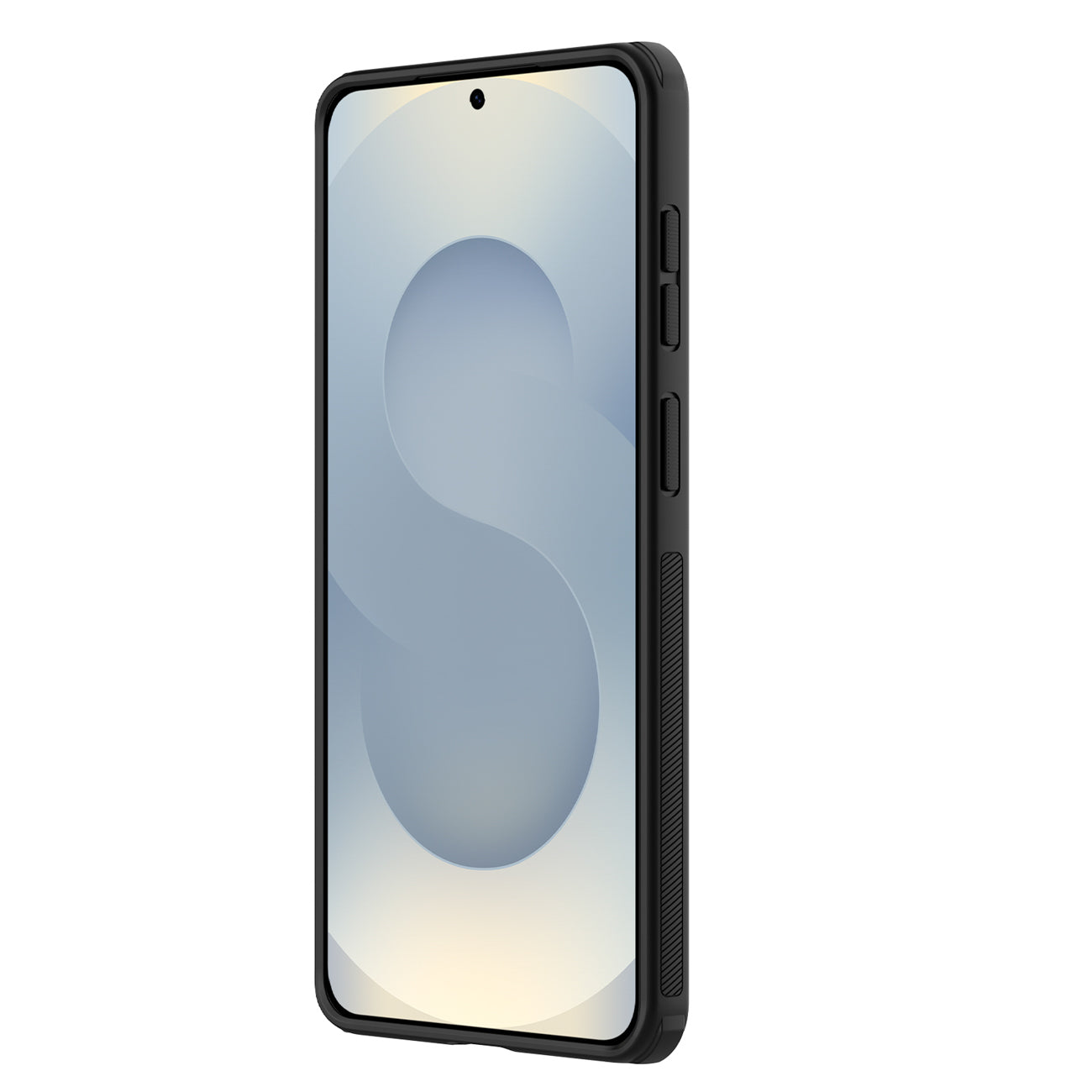 Nillkin Super Frosted Shield Pro dėklas, skirtas Samsung Galaxy S26 – permatomas juodas