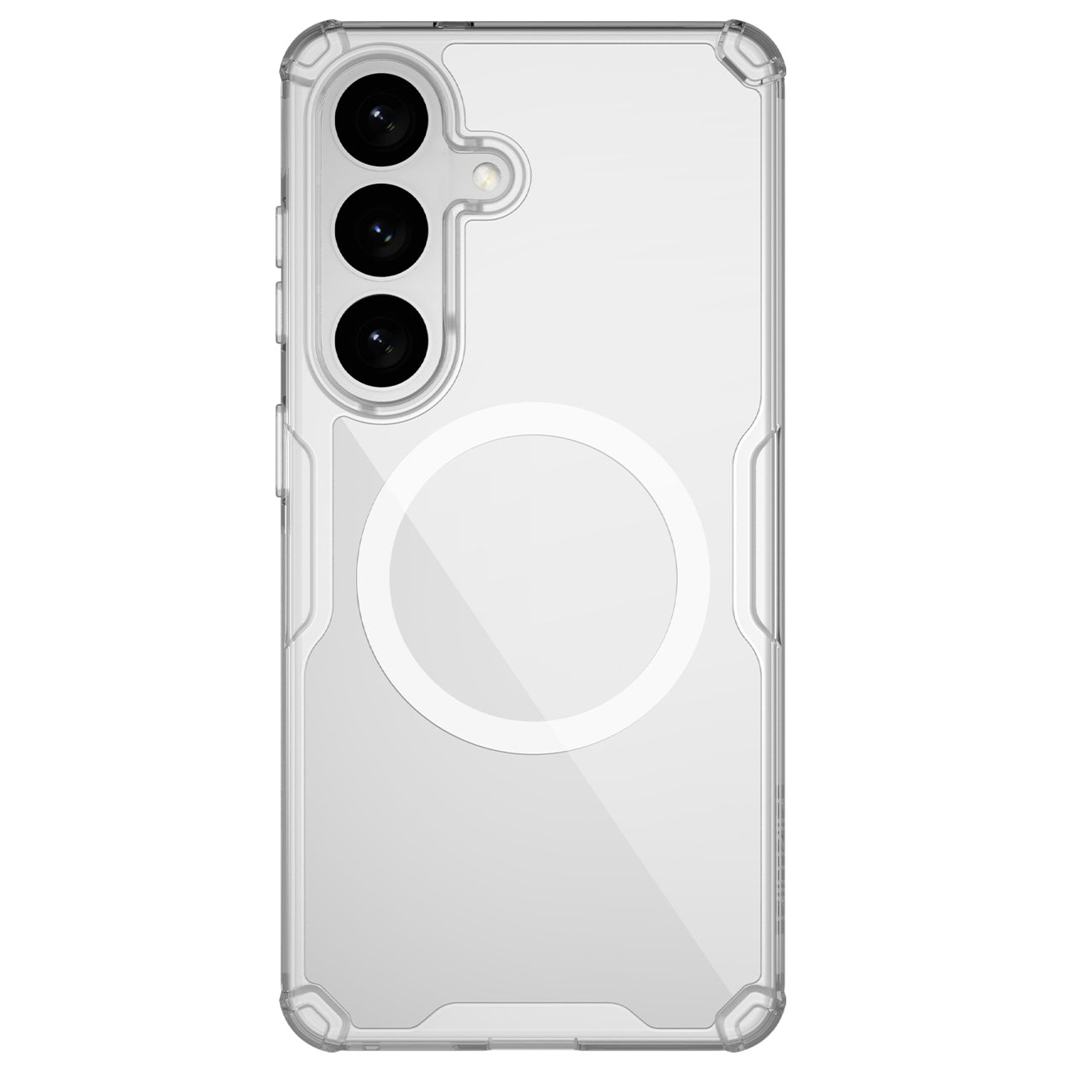 Nillkin Nature TPU Pro dėklas, suderinamas su MagSafe, skirtas Samsung Galaxy S26 - baltas