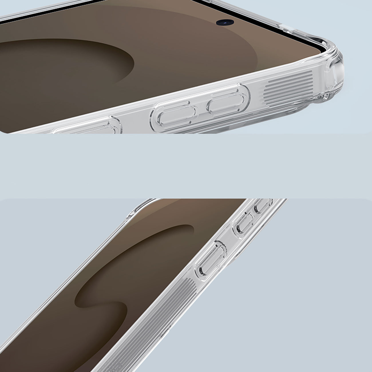 Nillkin Nature TPU Pro dėklas, suderinamas su MagSafe, skirtas Samsung Galaxy S26 - baltas