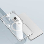 Nillkin Nature TPU Pro dėklas, suderinamas su MagSafe, skirtas Samsung Galaxy S26 - baltas