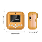 Wozinsky WDT-05 Šiluminė spausdintuvo kamera vaikams - oranžinė -- Uncategorized