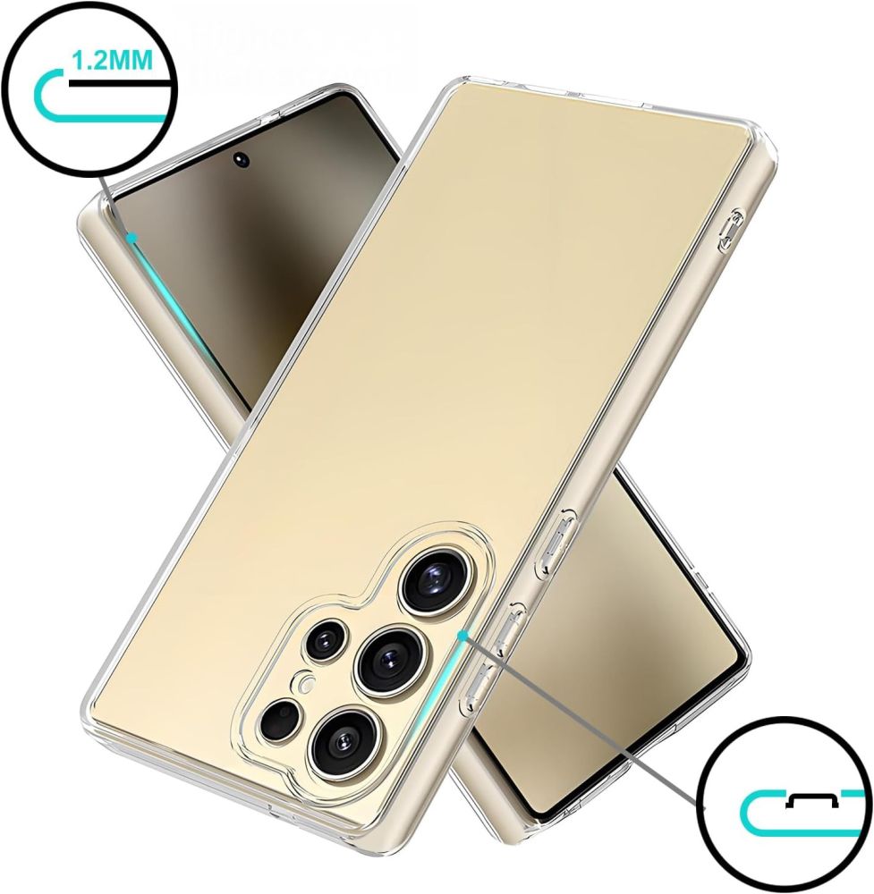 Tech-Protect FlexAir dėklas, skirtas Samsung Galaxy S26 Ultra – skaidrus -- Samsung Galaxy S26 Ultra