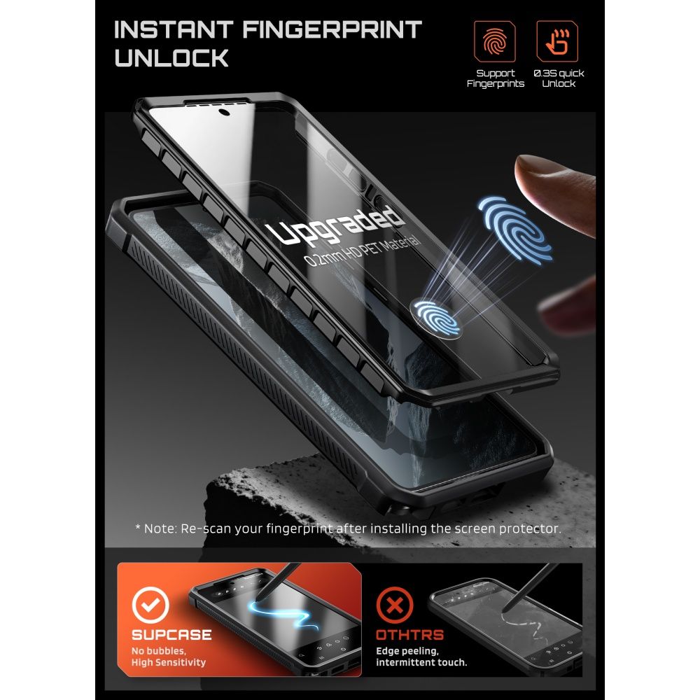 Supcase Unicorn Beetle Pro Mag MagSafe 2-Set Dėklas, skirtas Samsung Galaxy S26 Ultra - juodas