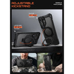 Supcase UB Grip Mag MagSafe dėklas, skirtas Samsung Galaxy S26 Ultra - juodas -- Samsung Galaxy S26 Ultra