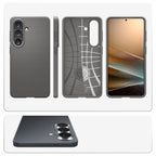 Spigen skystas oro dėklas, skirtas Samsung Galaxy S26 - pilkas