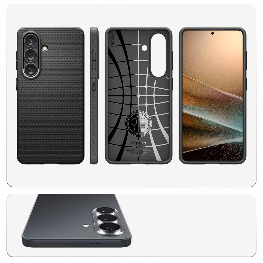 Spigen skystas oro dėklas, skirtas Samsung Galaxy S26 - juodas