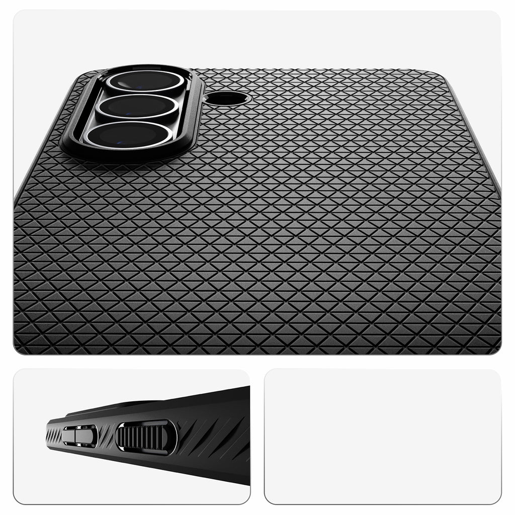 Spigen Liquid Air Mag MagSafe Dėklas, skirtas Samsung Galaxy S26 - juodas