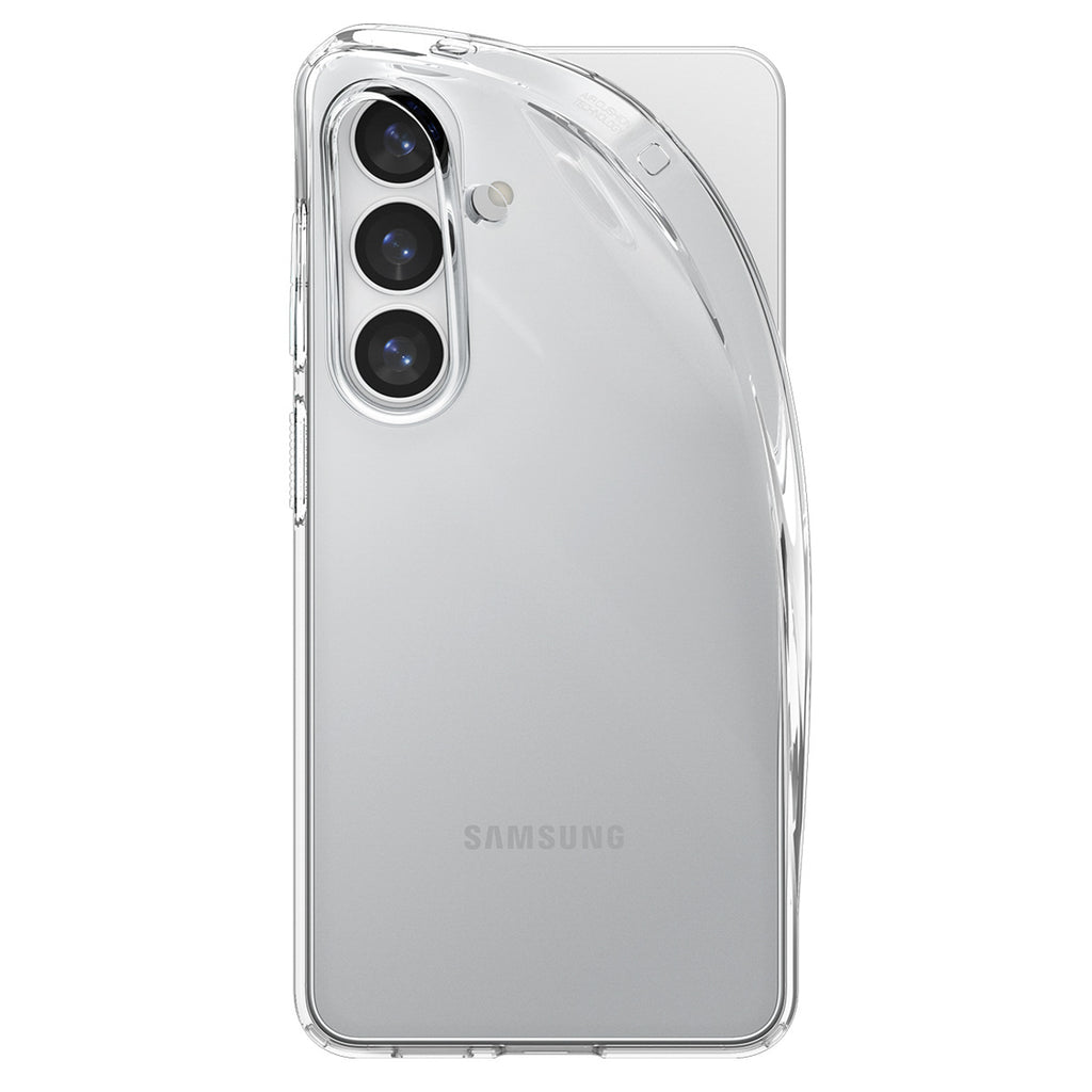 „Spigen“ skystųjų kristalų dėklas, skirtas Samsung Galaxy S26 – skaidrus