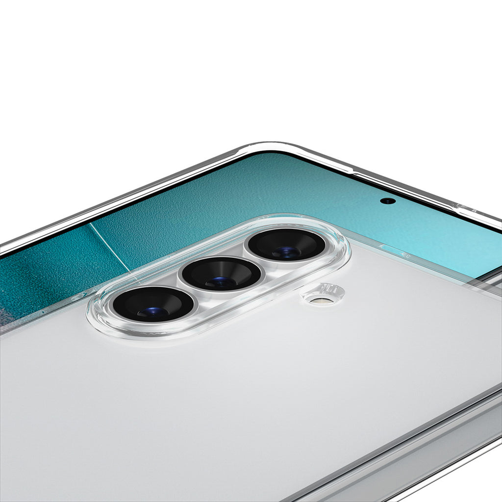 „Spigen“ skystųjų kristalų dėklas, skirtas Samsung Galaxy S26 – skaidrus