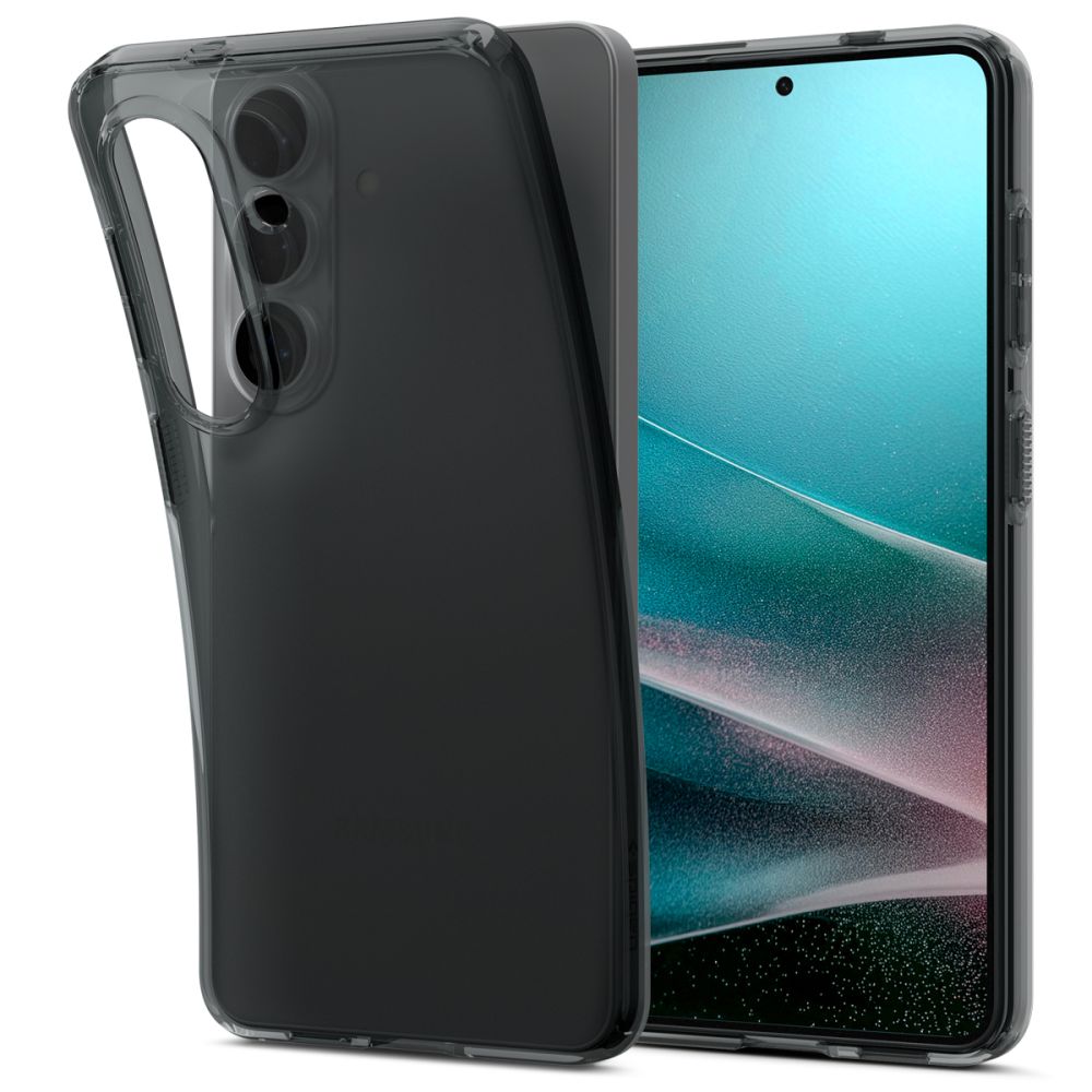 „Spigen“ skystųjų kristalų dėklas, skirtas Samsung Galaxy S26 – pusiau permatomas