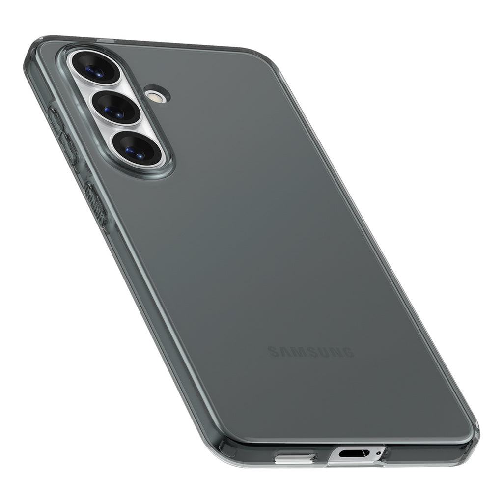 „Spigen“ skystųjų kristalų dėklas, skirtas Samsung Galaxy S26 – pusiau permatomas