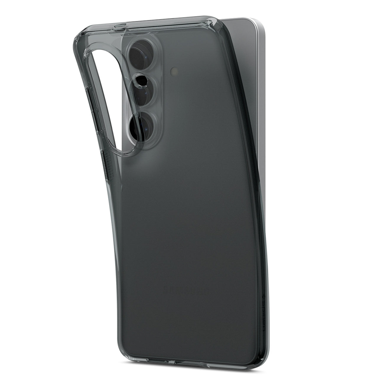 „Spigen“ skystųjų kristalų dėklas, skirtas Samsung Galaxy S26 – pusiau permatomas