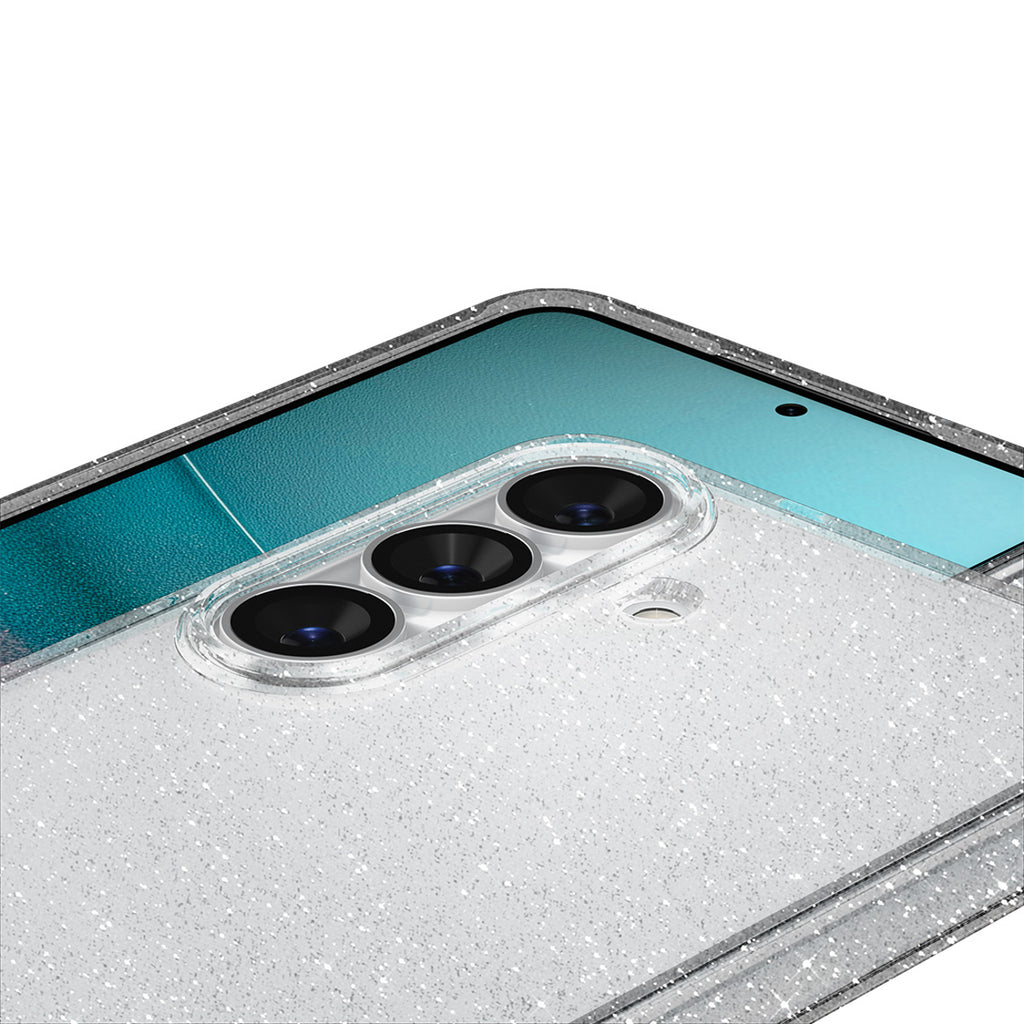 Spigen skystųjų kristalų blizgus dėklas, skirtas Samsung Galaxy S26 – blizgantis ir skaidrus