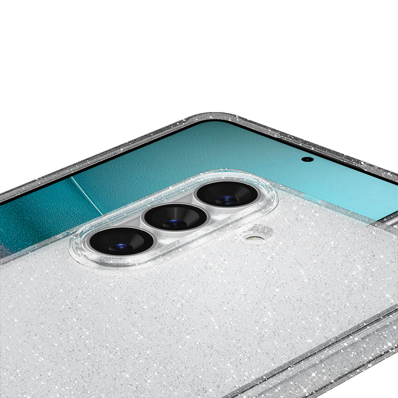 Spigen skystųjų kristalų blizgus dėklas, skirtas Samsung Galaxy S26 – blizgantis ir skaidrus