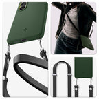 Spigen Nano Pop Mag MagSafe Dėklas, skirtas Samsung Galaxy S26 - žalias